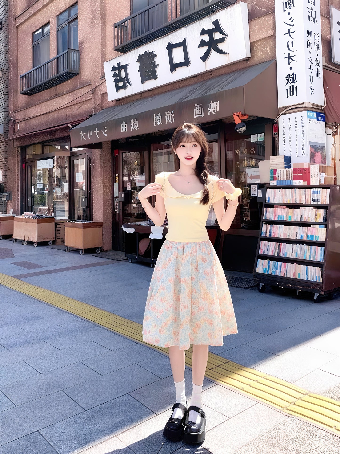 夏の気分を満喫できるキュートなセットアップ🌼