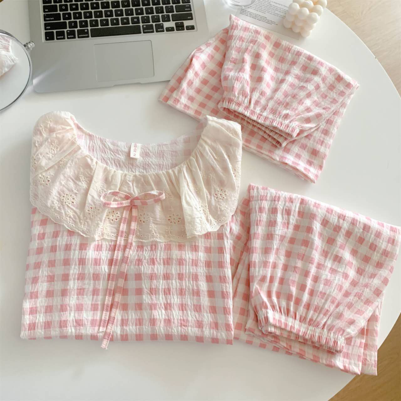 クラシックなチェックで、パジャマセット🎀